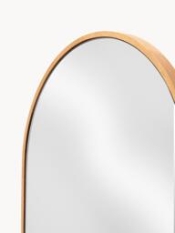 Oval Wall Mirror Avery with Oak Wood Frame - thumbnail 5