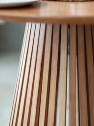 Round Wooden Dining Table Brookland, Ø 90 cm - thumbnail 3