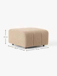 Bouclé Ottoman Lena - thumbnail 9