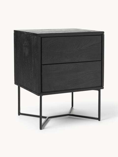 Mango Wood Bedside Table Luca with Drawers - image 1