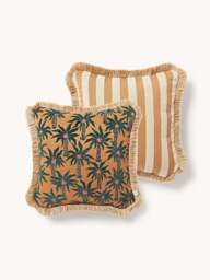 Handmade Reversible Outdoor Cushion Laura - thumbnail 1