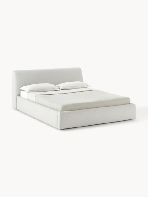 Upholstered Bed Cloud with Storage Space
