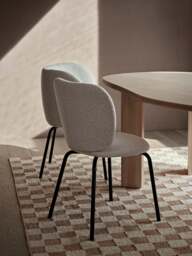 Hand-Woven Wool Low-Pile Rug Check - thumbnail 3