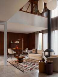 Hand-Woven High-Pile Rug Haydon with Tassels - thumbnail 3