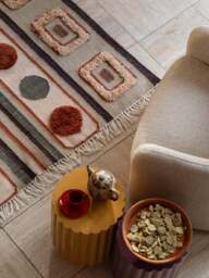 Hand-Woven High-Pile Rug Haydon with Tassels - thumbnail 5