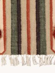 Hand-Woven High-Pile Rug Haydon with Tassels - thumbnail 4
