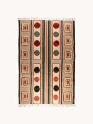 Hand-Woven High-Pile Rug Haydon with Tassels - thumbnail 1