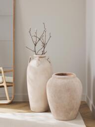 Floor Vase Leana with Sand Finish, H 50 cm - thumbnail 7