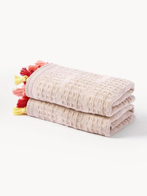 Velour Towel Tallulah with Decorative Fringes, in various set sizes - image 1