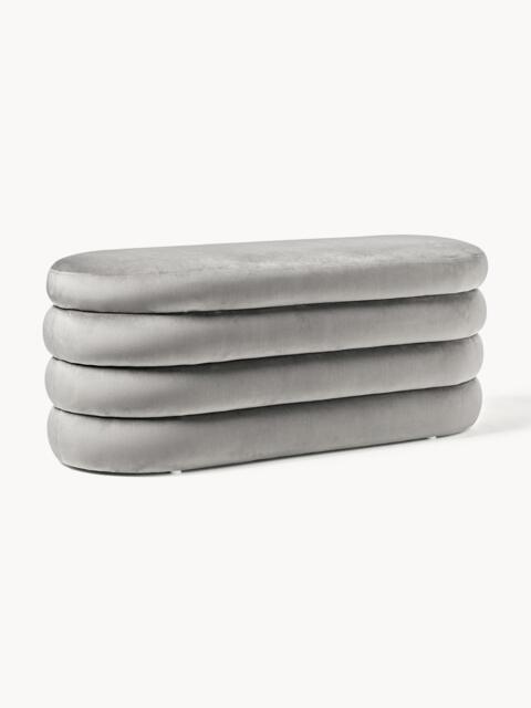 Velvet Upholstered Bench Alto with Storage Space - image 1