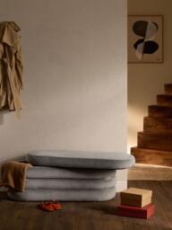 Velvet Upholstered Bench Alto with Storage Space - thumbnail 8