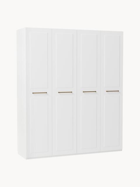 Modular Hinged Door Wardrobe Charlotte, 200 cm Wide, in various sizes