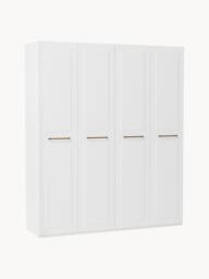 Modular Hinged Door Wardrobe Charlotte, 200 cm Wide, in various sizes