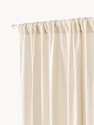 Muslin Sheer Rod Pocket Curtains Malvina, Set of 2, W 130 cm - thumbnail 4