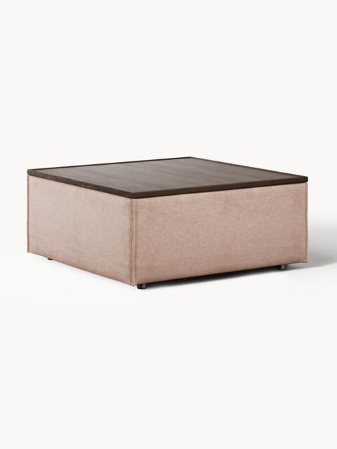 Linen Blend Ottoman Lennon with Storage - image 1