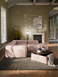Linen Blend Ottoman Lennon with Storage - thumbnail 4
