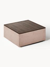 Linen Blend Ottoman Lennon with Storage - thumbnail 3