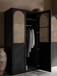 Modular Hinged Door Wardrobe Jeanne, 200 cm Wide, in various sizes - thumbnail 8