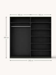 Modular Hinged Door Wardrobe Jeanne, 200 cm Wide, in various sizes - thumbnail 9