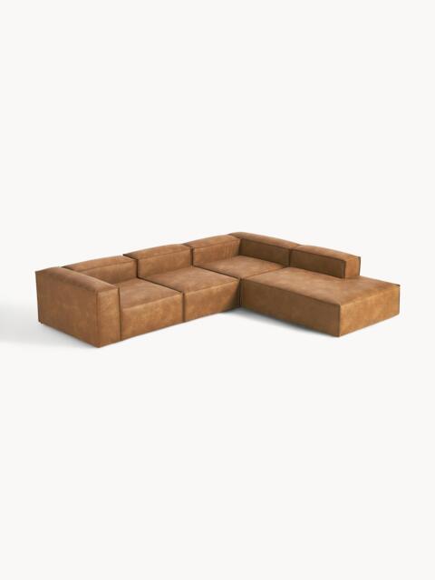 Modular Leather Corner Sofa Lennon (4-seater)