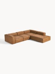 Modular Leather Corner Sofa Lennon (4-seater)