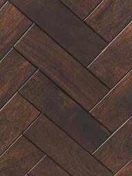 Mango Wood Sideboard Luca with Herringbone Pattern - thumbnail 8