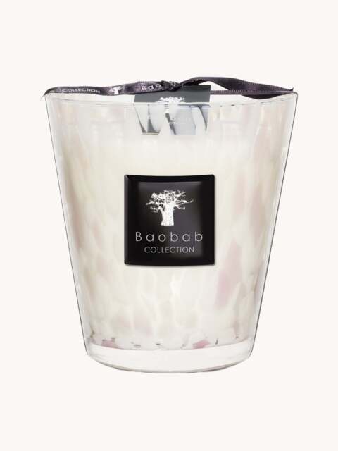Scented Candle White Pearls (Orchid, Freesia & Musk)