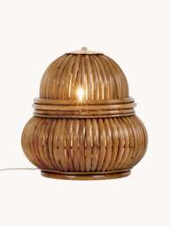 Small Rattan Floor Lamp Bohemian - thumbnail 2