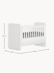 Baby Bed with Extension to Kids Bed, 70 x 120/160 cm - thumbnail 7