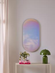 Iridescent Design Wall Mirror Ruby - thumbnail 8
