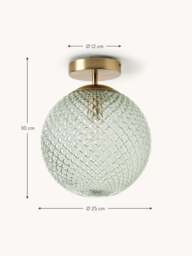 Small Glass Ceiling Lamp Lorna - thumbnail 8