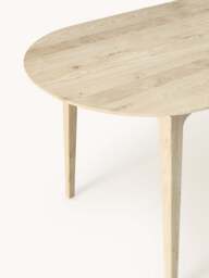 Oval Oak Wood Dining Table Archie, 200 x 100 cm - thumbnail 4