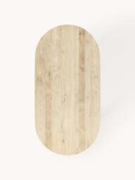 Oval Oak Wood Dining Table Archie, 200 x 100 cm - thumbnail 5