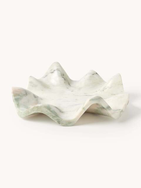 Handmade Decorative Marble Tray Gaia, Ø 40 cm - image 1