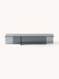Large Glass Coffee Table Anouk, W 160 cm - thumbnail 2
