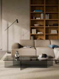 Large Glass Coffee Table Anouk, W 160 cm - thumbnail 7