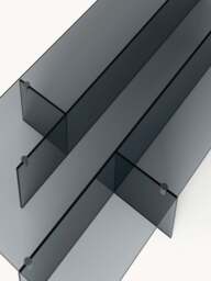 Large Glass Coffee Table Anouk, W 160 cm - thumbnail 6
