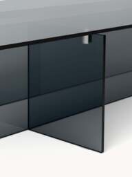 Large Glass Coffee Table Anouk, W 160 cm - thumbnail 5