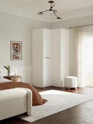 Modular Corner Wardrobe Charlotte, 115 cm Wide - thumbnail 2
