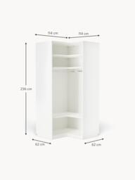 Modular Corner Wardrobe Charlotte, 115 cm Wide - thumbnail 8