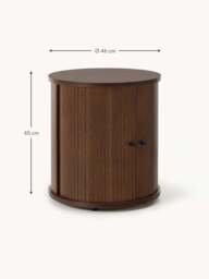 Bedside Table Calary with Fluted Front - thumbnail 9