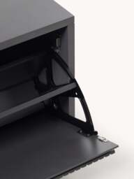 Wall-Mounted Fold Out Shoe Cabinet Shea with Ribbed Front - thumbnail 8