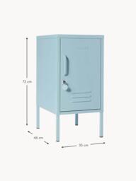 Metal Bedside Table The Shorty, Left- or Right-Hinged Options - thumbnail 5