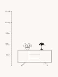 Dimmable Portable LED Table Lamp Panthella 250, Design Verner Panton - thumbnail 6