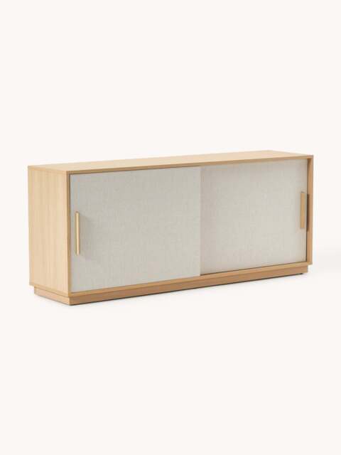 Wooden Sideboard Wisp with Upholstered Front - image 1