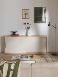Wooden Sideboard Wisp with Upholstered Front - thumbnail 9