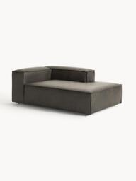 Leather Corner Chaise Module Lennon - thumbnail 1