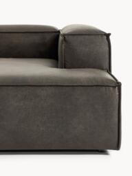 Leather Corner Chaise Module Lennon - thumbnail 7