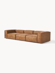 Modular Recycled Leather Sofa Lennon (4-seater) - thumbnail 3