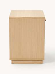 Wooden Bedside Table Wisp with Upholstered Front - thumbnail 4